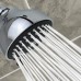 YOO.MEE High Pressure Fixed Shower Head - Strong Powerful Pressure Boosting against Low Flow Showers- 3 Function Wall Mount Rain Shower - Removable Water Restrictor - Luxury Chrome - B0756SFSBW